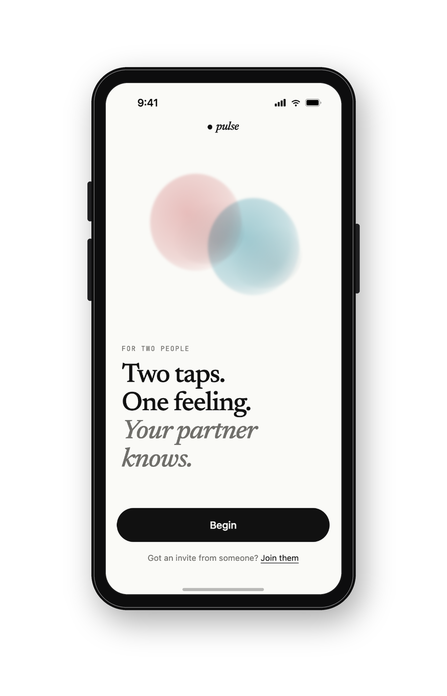 A Pulse iOS screenshot — the home-screen widget